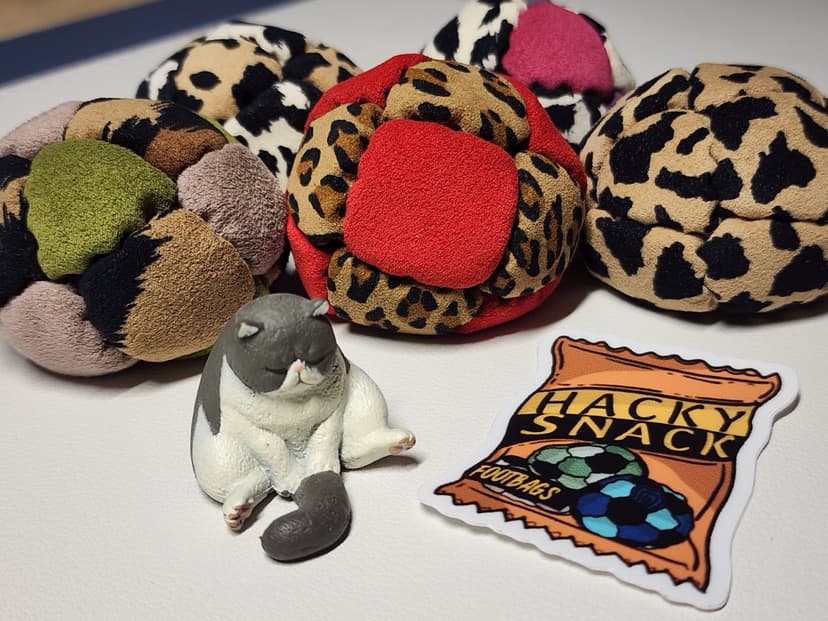 Freestyle footbag by Hacky Snack Footbag
