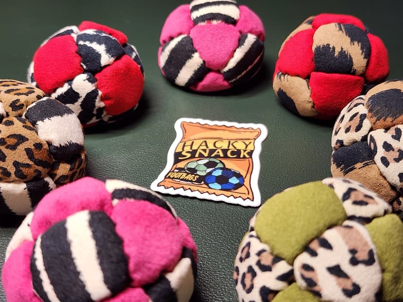 Freestyle footbag by Hacky Snack Footbag
