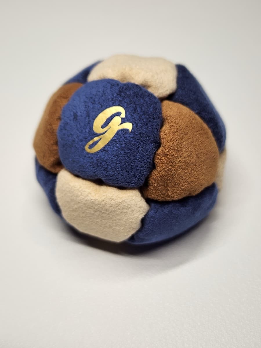 14-panel handmade freestyle footbag by G — 14-Panel Footbag by G (#80)