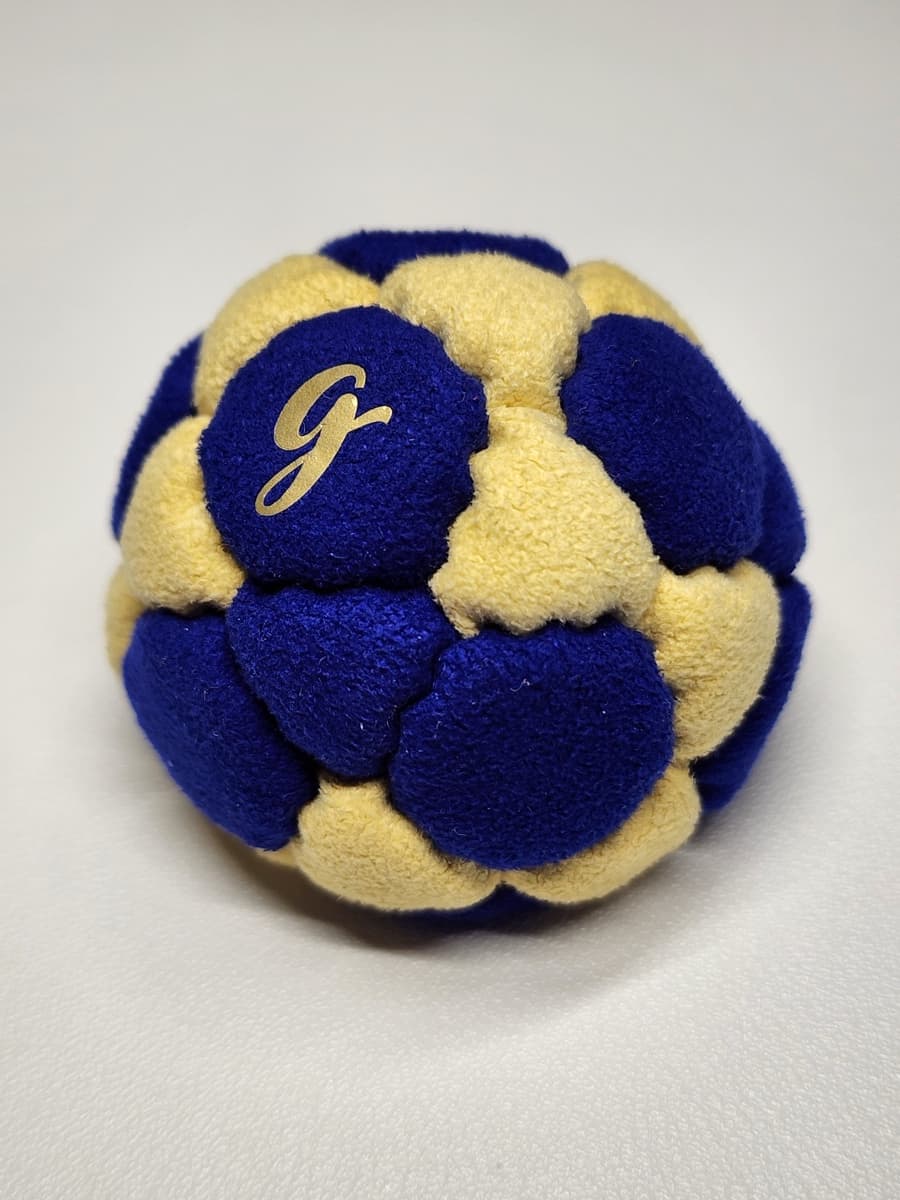 32-panel handmade freestyle footbag by G — 32-Panel Footbag by G (#69)