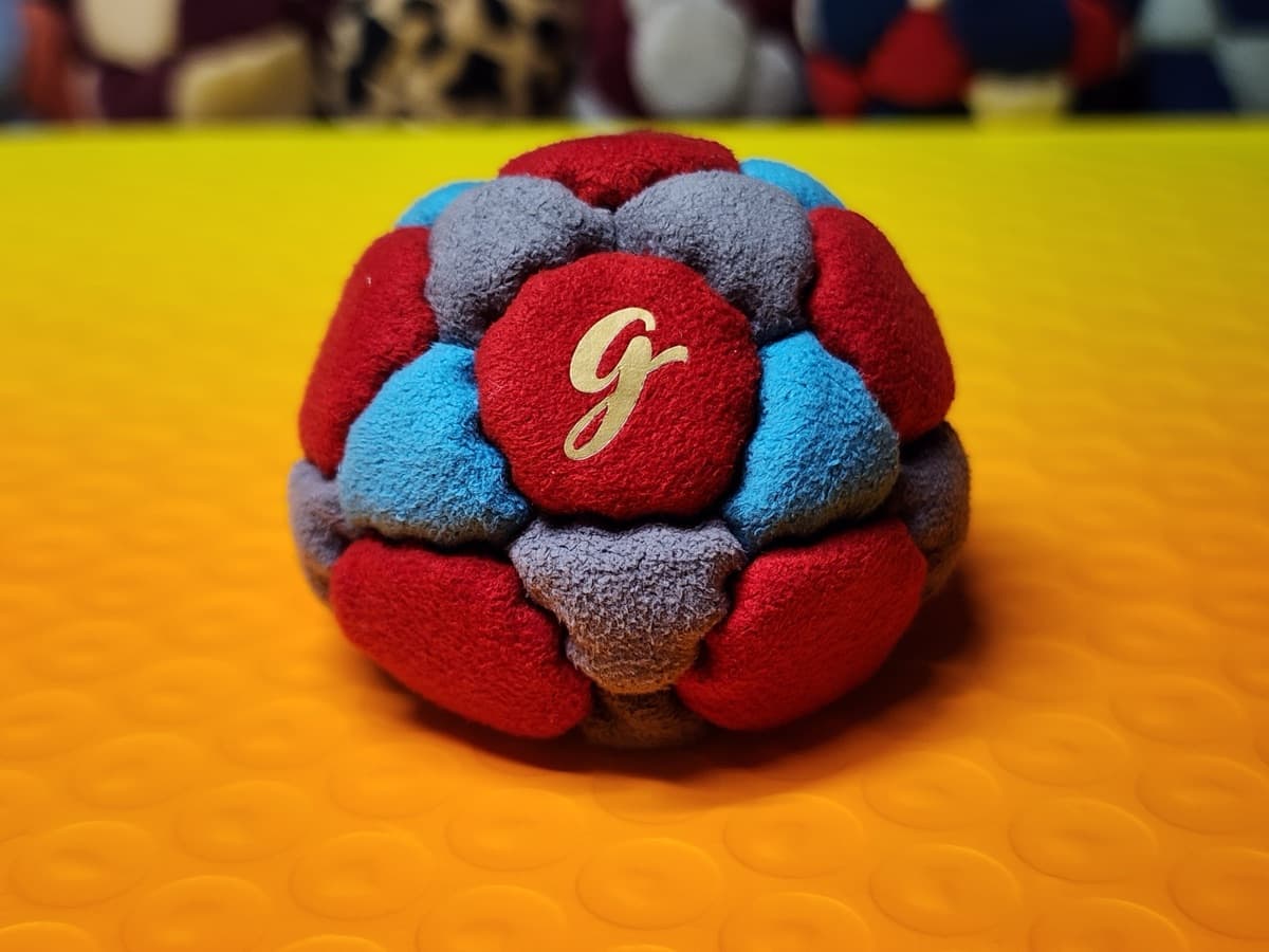 32-panel handmade freestyle footbag by G — 32-Panel Footbag by G (#92)