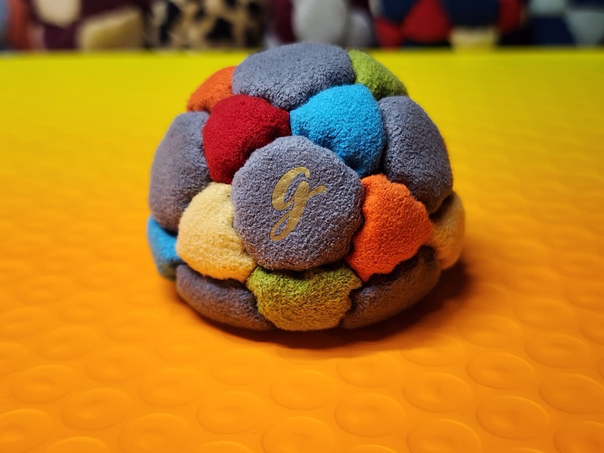 32-panel handmade freestyle footbag by G — 32-Panel Footbag by G (#93)