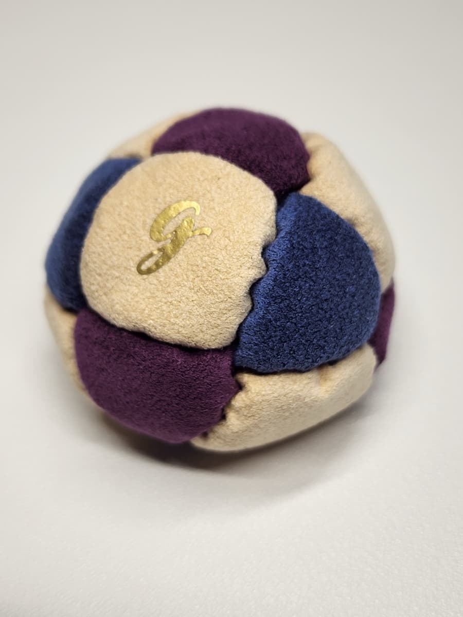 14-panel handmade freestyle footbag by G — 14-Panel Footbag by G (#79)