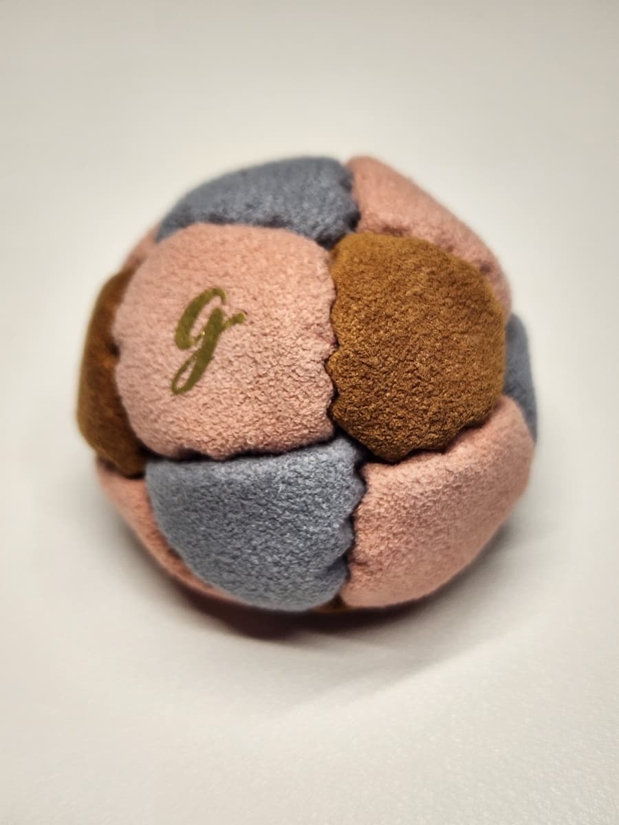 14-panel handmade freestyle footbag by G — 14-Panel Footbag by G (#81)