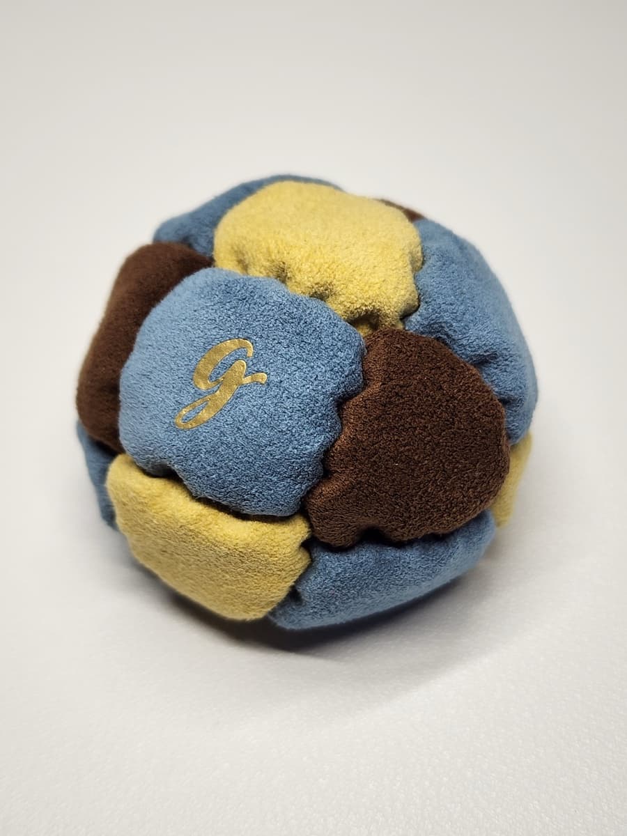 14-panel handmade freestyle footbag by G — 14-Panel Footbag by G (#72)