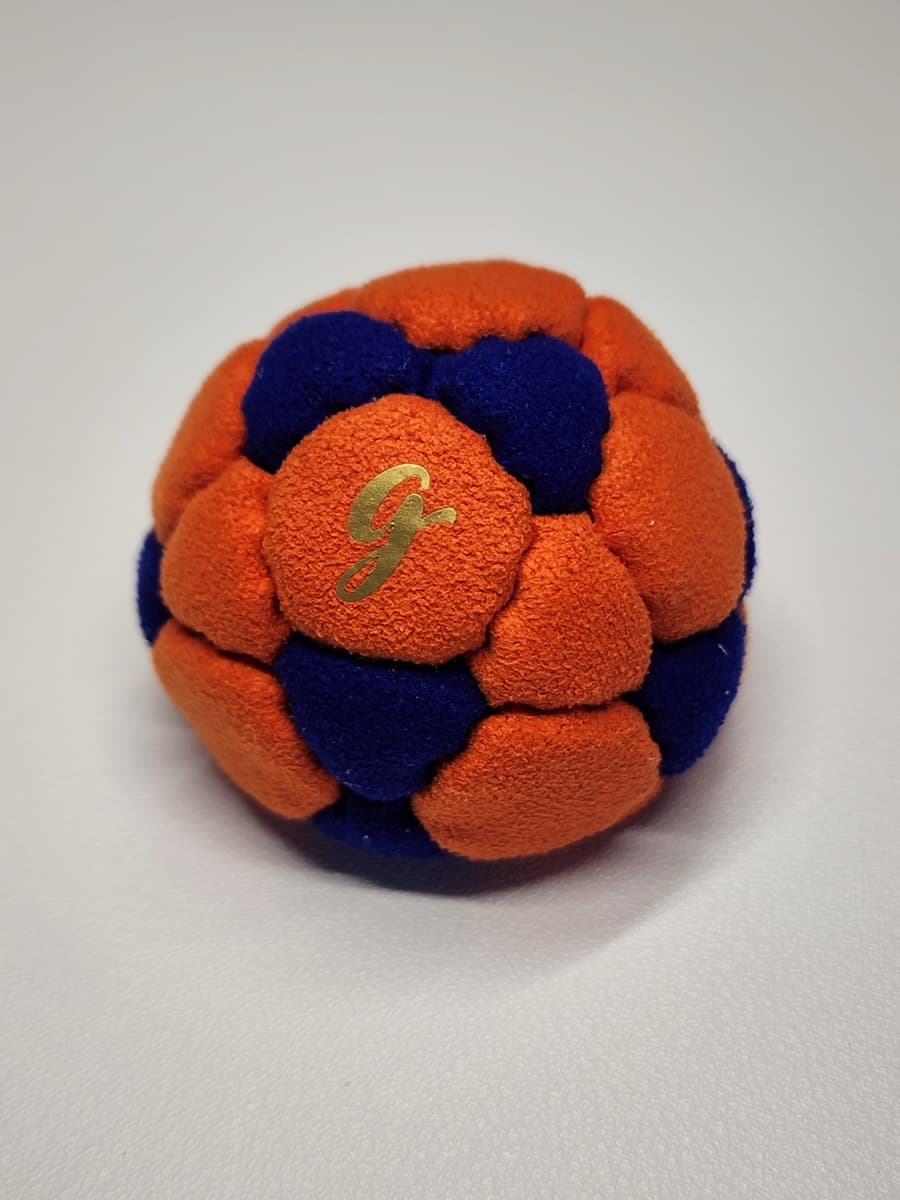 32-panel handmade freestyle footbag by G — 32-Panel Footbag by G (#67)