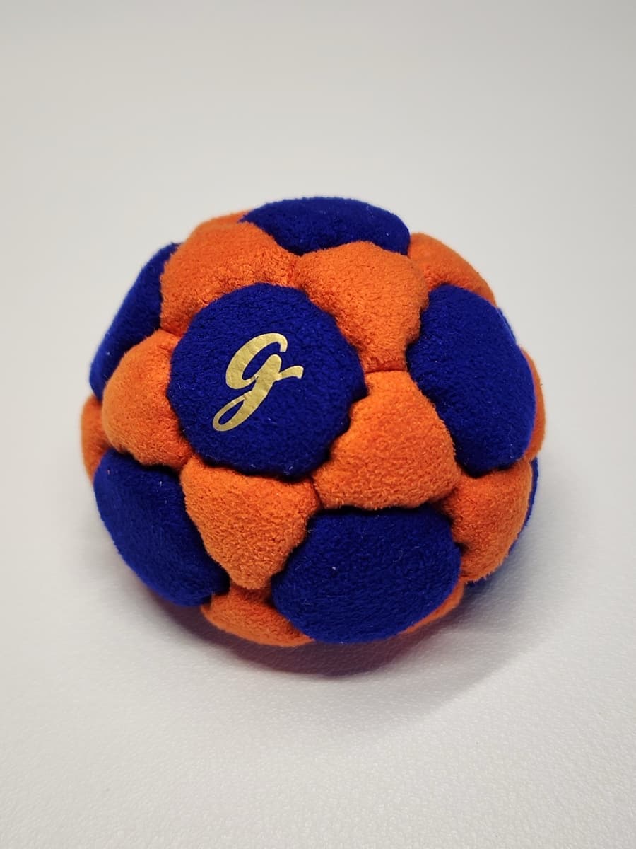 32-panel handmade freestyle footbag by G — 32-Panel Footbag by G (#68)