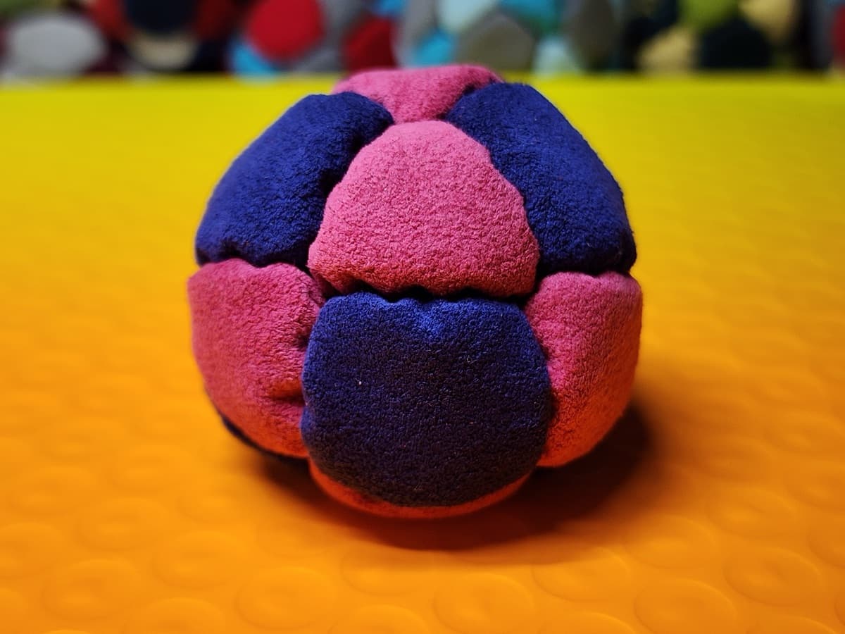 14-panel handmade freestyle footbag by Hacky Snack — 14-Panel Footbag by Hacky Snack (#36)