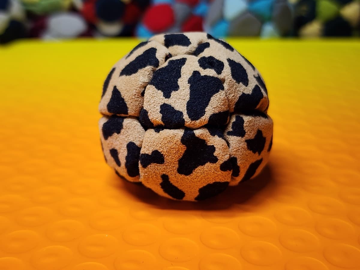 14-panel handmade freestyle footbag by Hacky Snack — 14-Panel Footbag by Hacky Snack (#42)