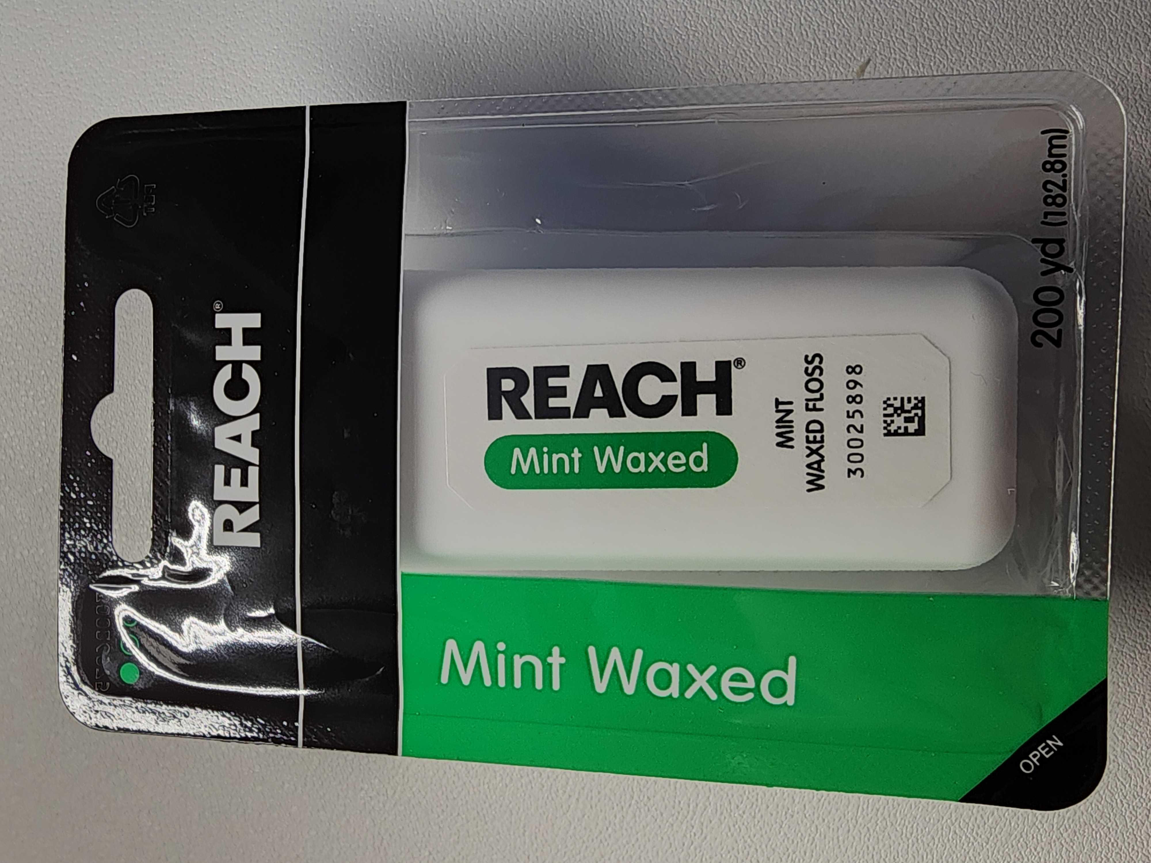 Waxed Floss (200 yd) — Waxed dental floss, 200 yards. For advanced stitchers — lets you go knotless, so you stitch faster and don't need superglue.